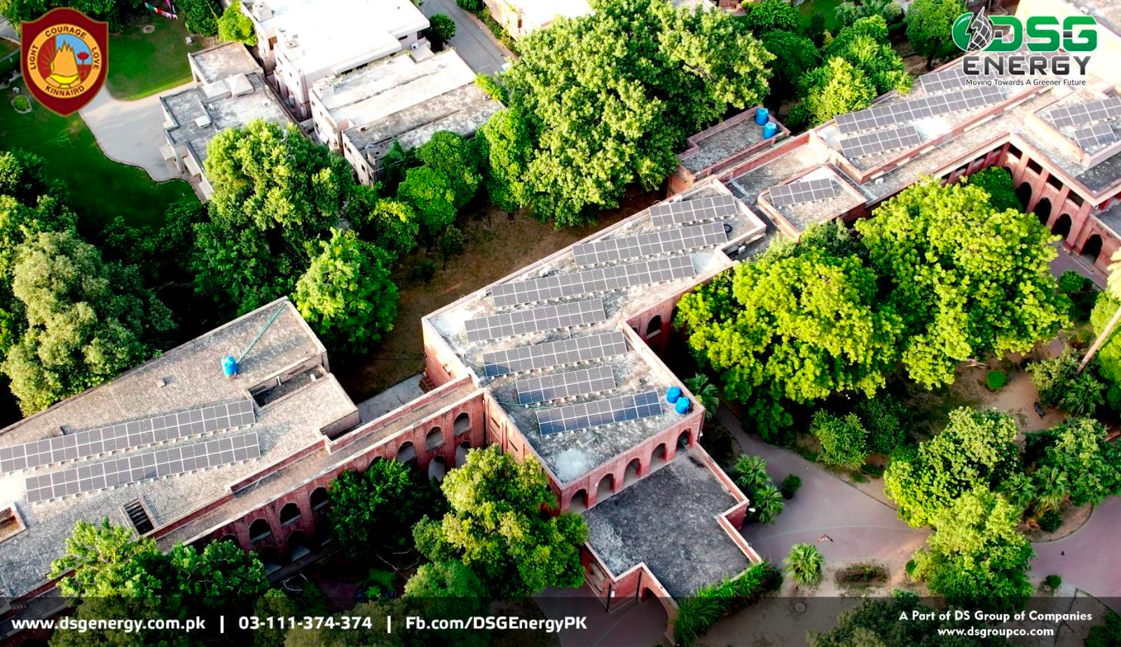 Kinnaird College University | 100 kW Grid Tied Solar Power Plant Case Study