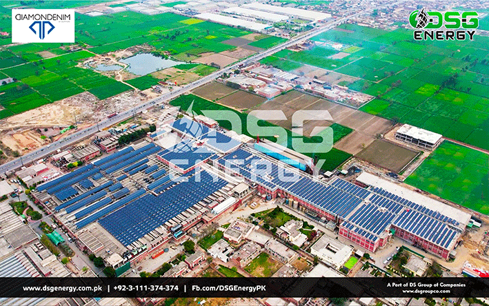 Diamond Fabrics Limited | 4.26 MW Grid Tied Solar Power Plant