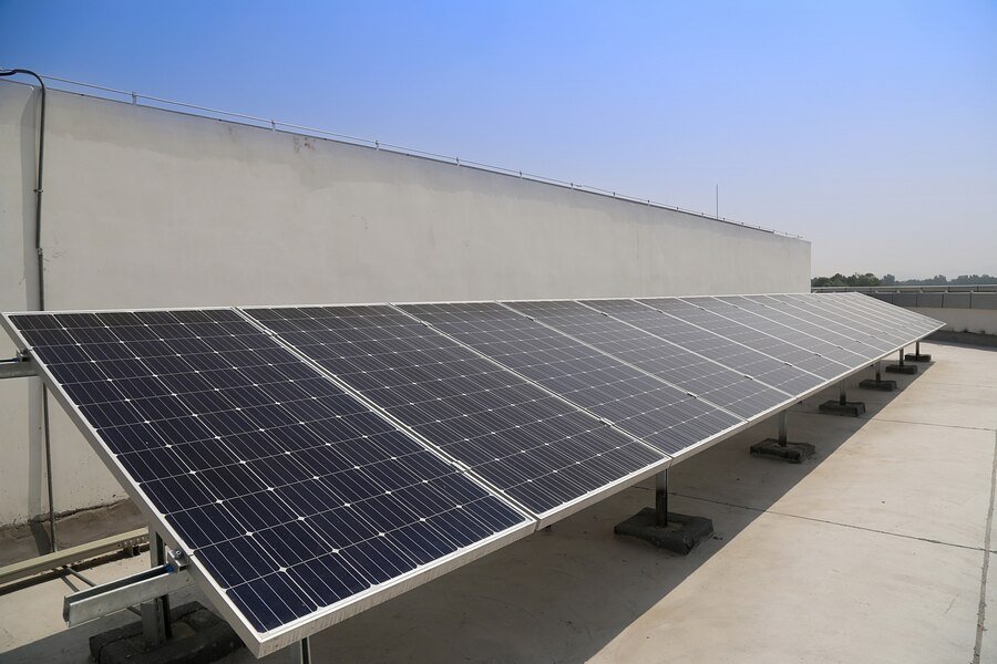 installation of solar panels