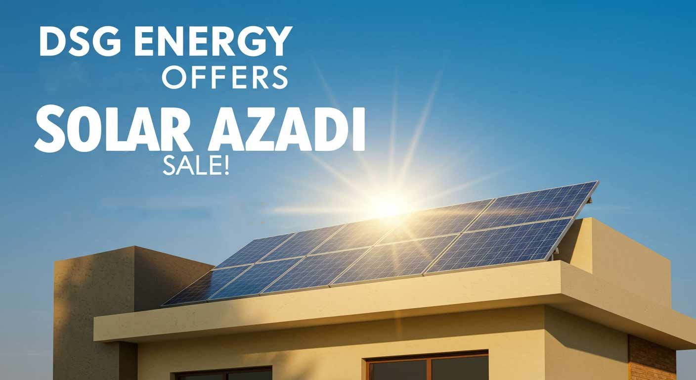 dsg energy offers solar azadi sale