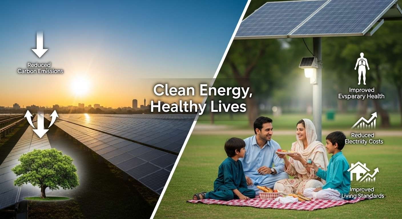 Environmental and Health Benefits of Solar Energy in Pakistan