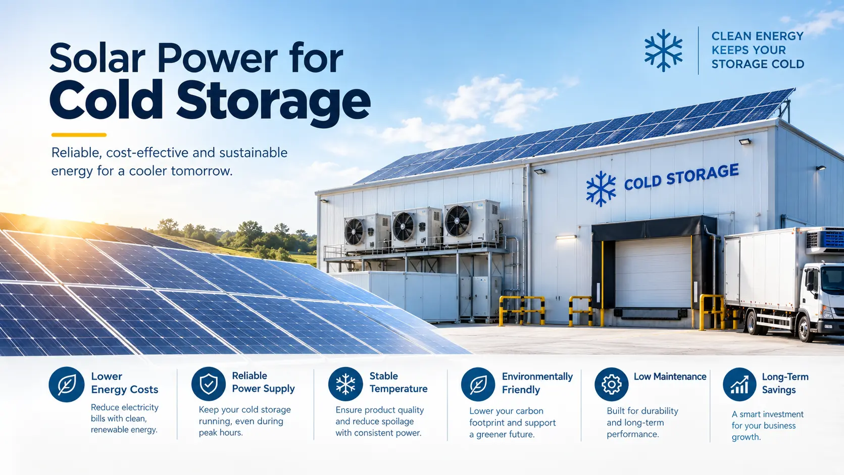 Solar Power for Cold Storage