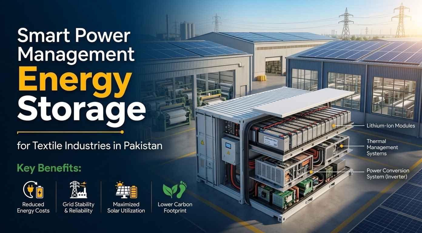 Energy Storage for Textile Industries