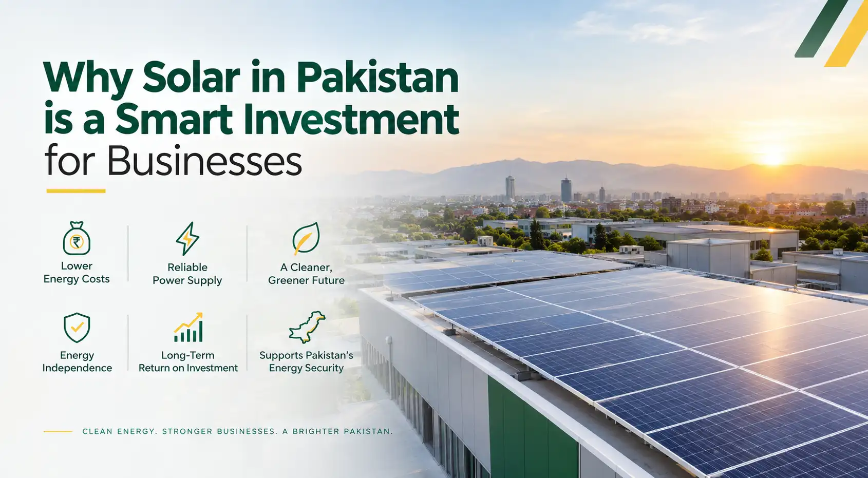 Why Solar in Pakistan is a Smart Investment for Businesses