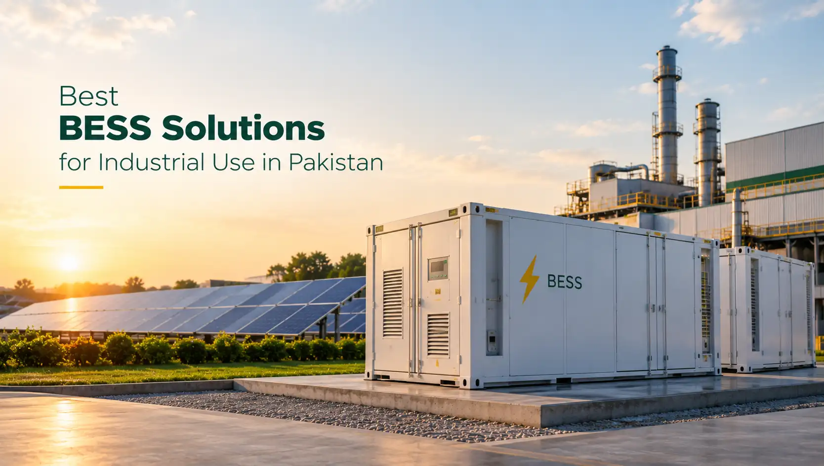 Best BESS Solutions for Industrial
